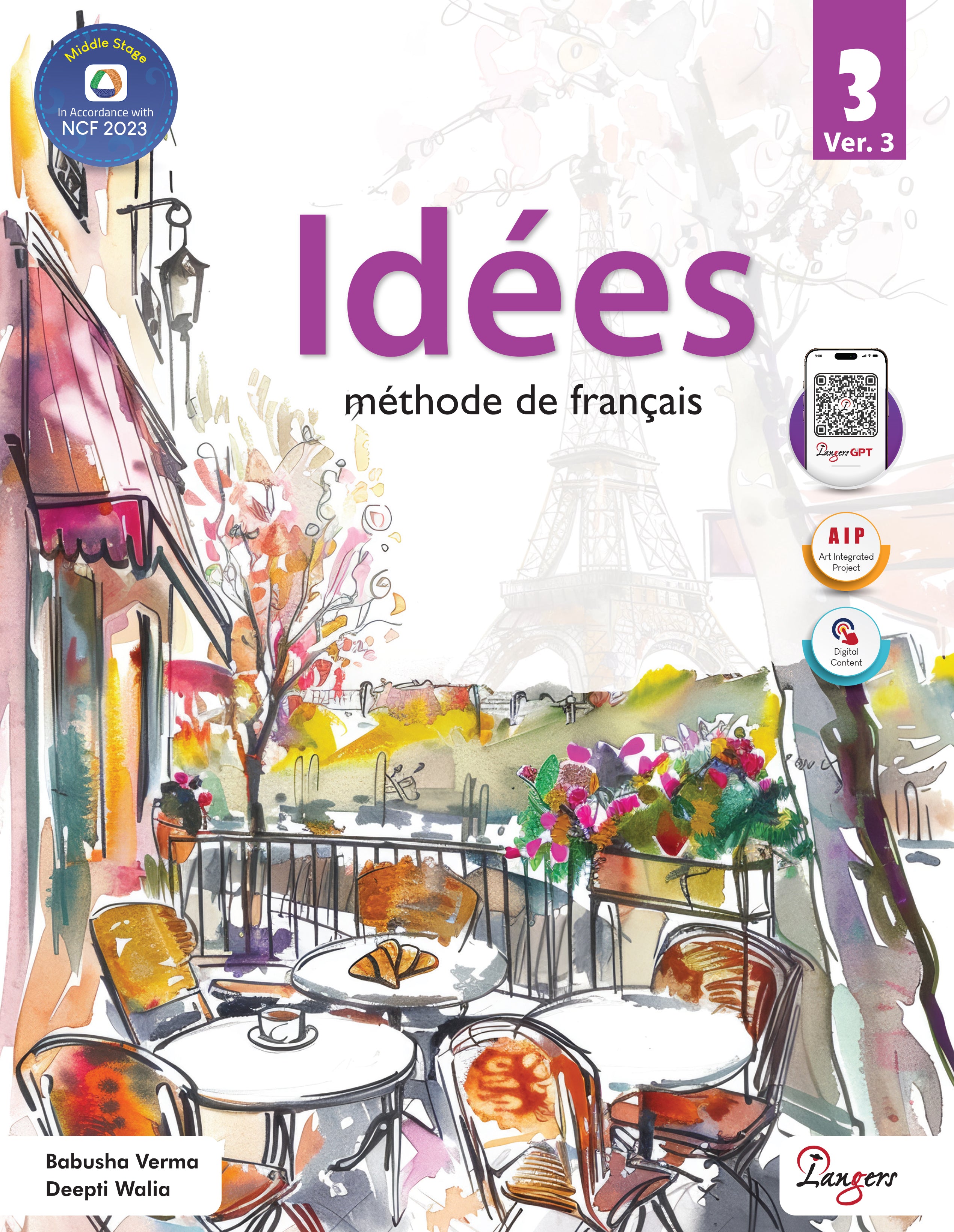 Langers Idées Ver. 3 for Class 8 | Méthode de Français | In Accordance with NCF 2023