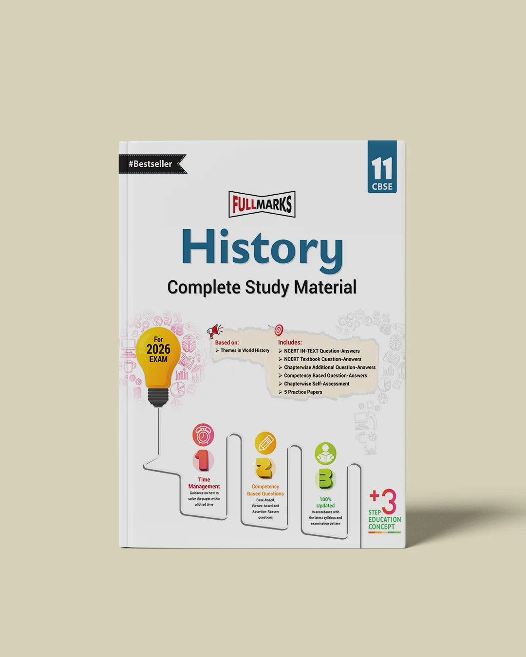 Full Marks History Complete Study Material Class 11 | Based on Latest NCERT Textbook Themes in World History | Includes Chapterwise Summary, Solved Q/A, Practice Papers and More