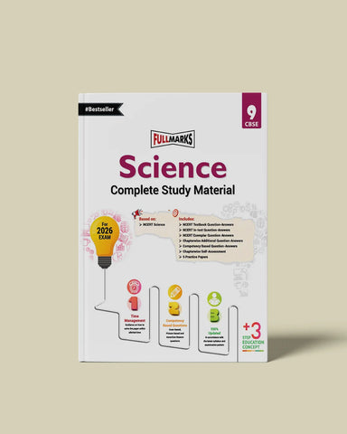Full Marks Science Complete Study Material Class 9 | Based on New NCERT Science Textbook and CBSE Syllabus | Includes Chapterwise Summary, Solved Q/A, Practice Papers and More