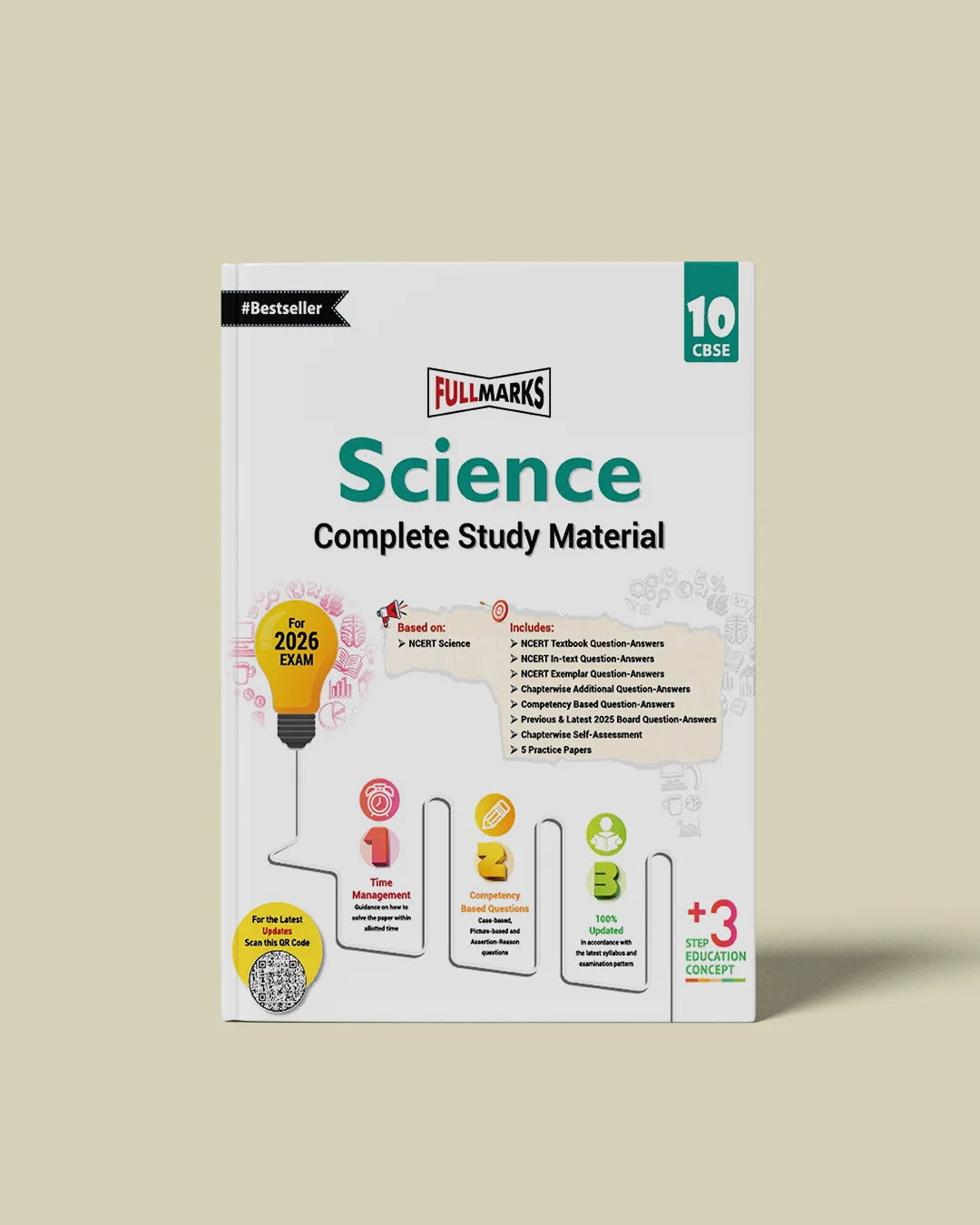 Full Marks Science Complete Study Material Class 10 | Based on New NCERT Science Textbook and CBSE Syllabus | Includes Chapterwise Summary, Solved Q/A, Practice Papers and More