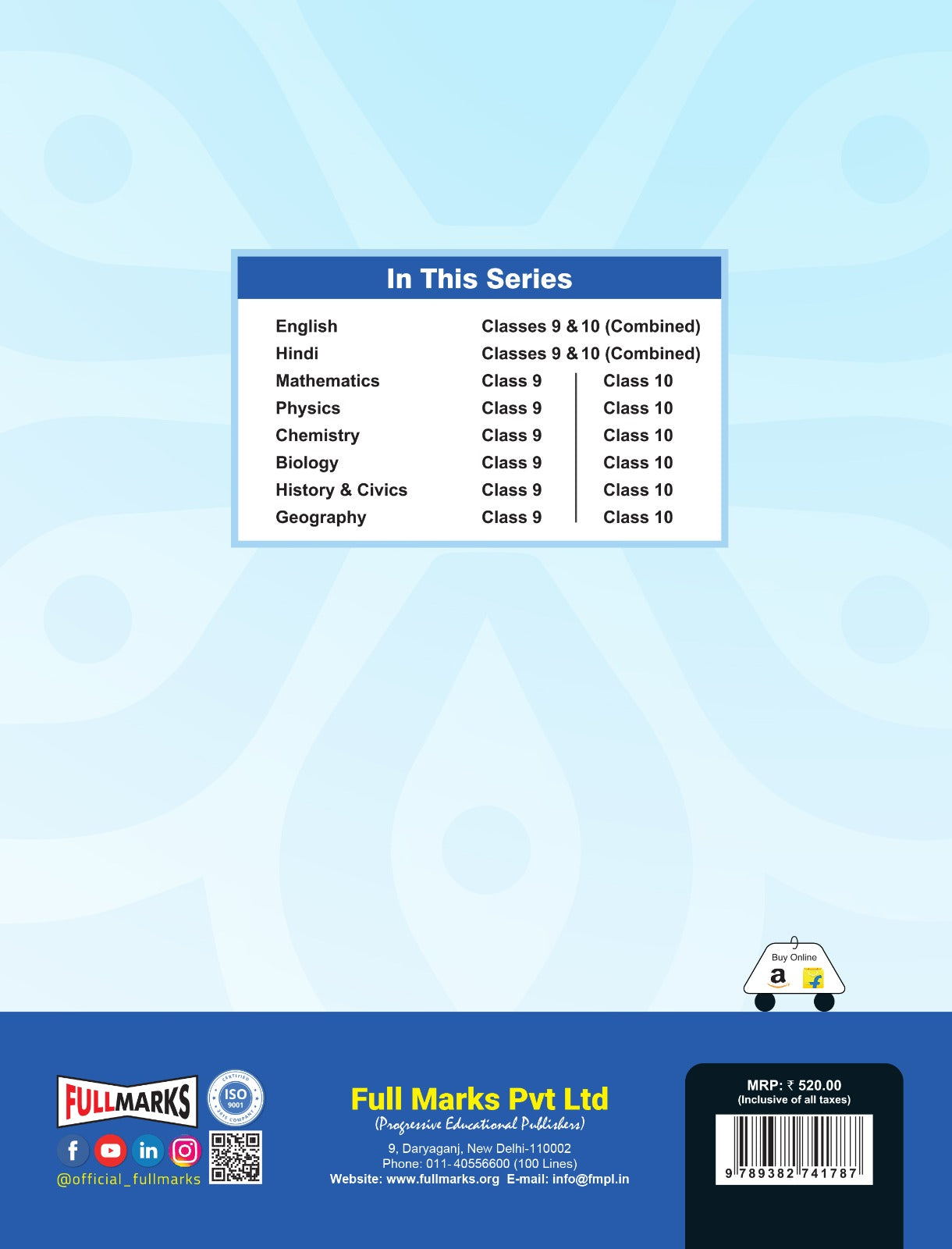 Full Marks ICSE Hindi for Class 9-10 | Based on Latest ICSE Syllabus